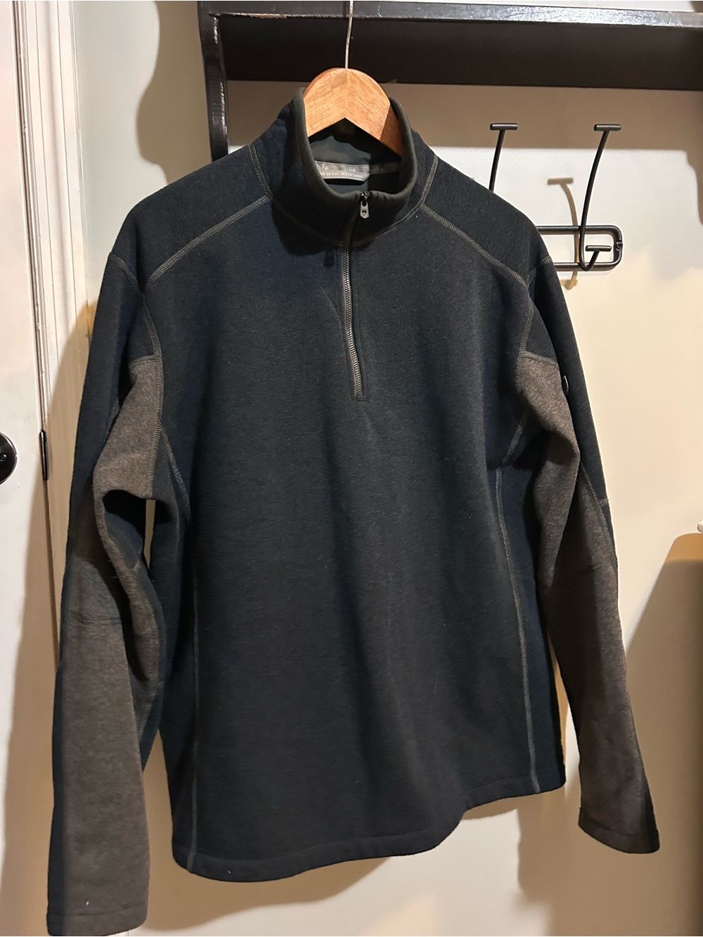 Kuhl Men's Half-Zip Sweater in Gray, XL